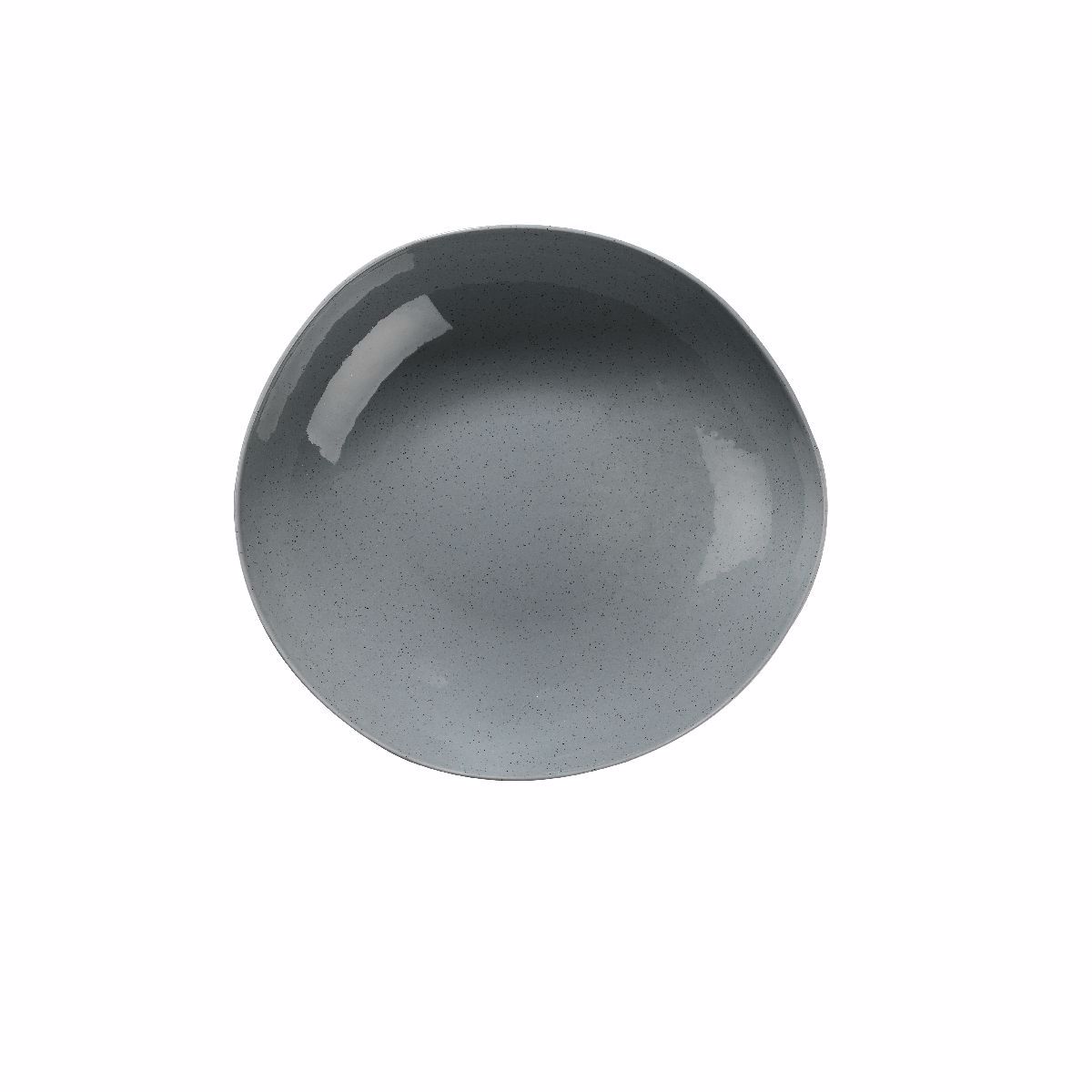 Kanellopoulos Piato Bathu Porselanis F22cm 'SOHO/MOOD' P01 Blue KXSOH12022